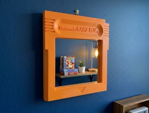 Miroir game boy orange déco - boy,