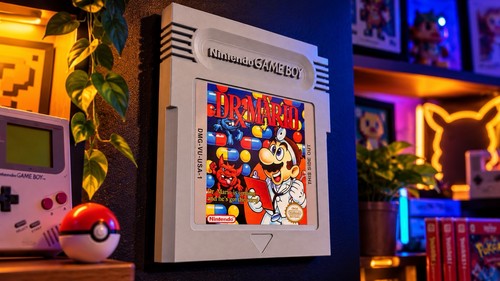 Mario game boy 8x9 grande - mario,