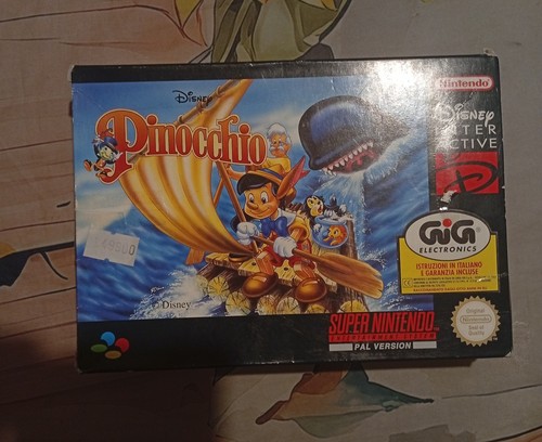 Pinocchio super nintendo snes - super,