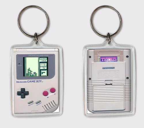 Game boy portachiavi retro - boy,