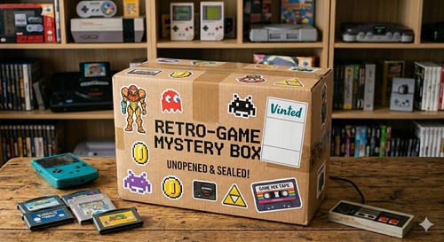 Retro game mystery box gioco - mystery,